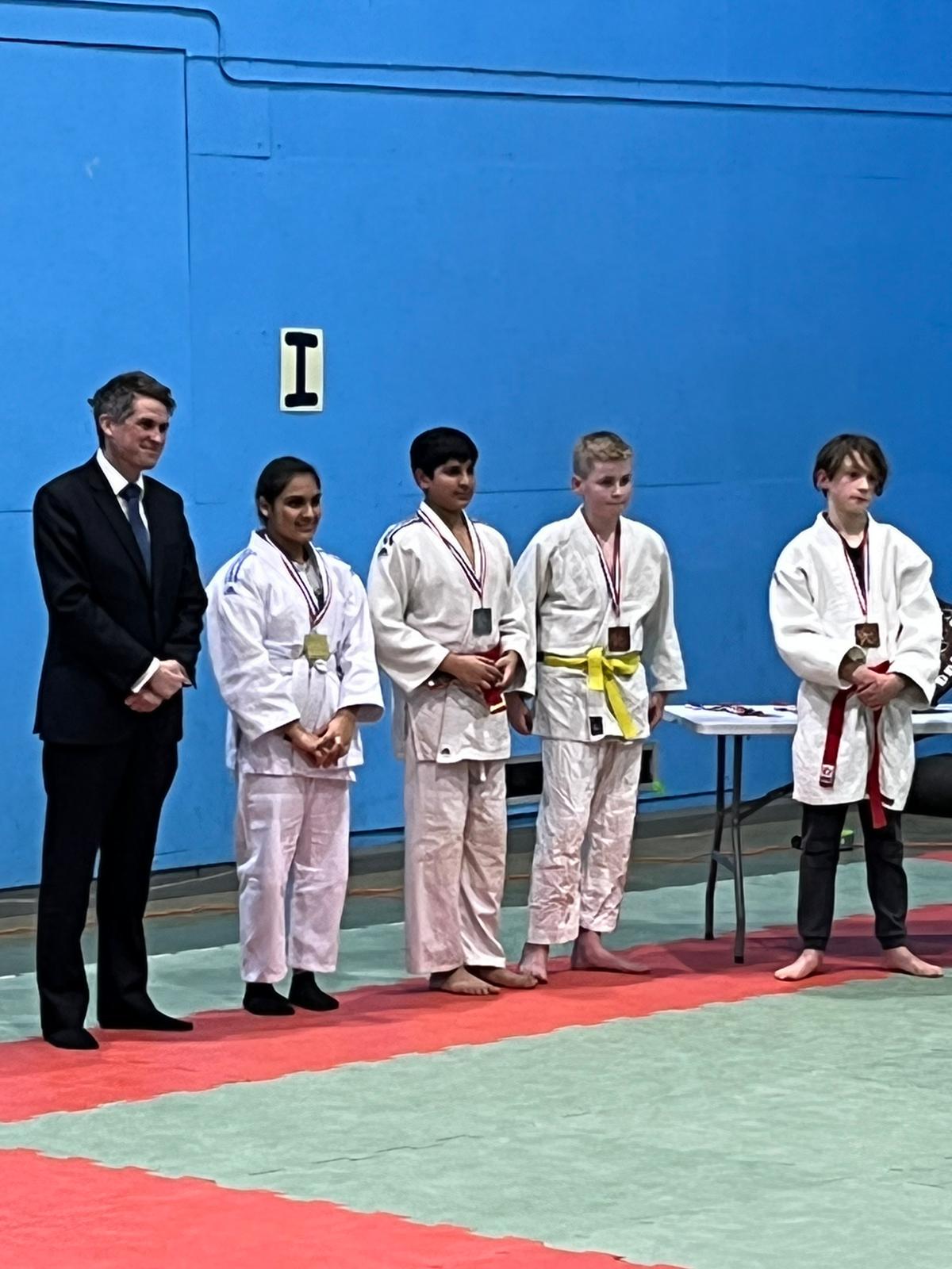 Gavin Presents The End Of Year Awards At The Codsall Judo Club Rt