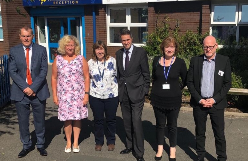 Gavin with the School Trust's Governors