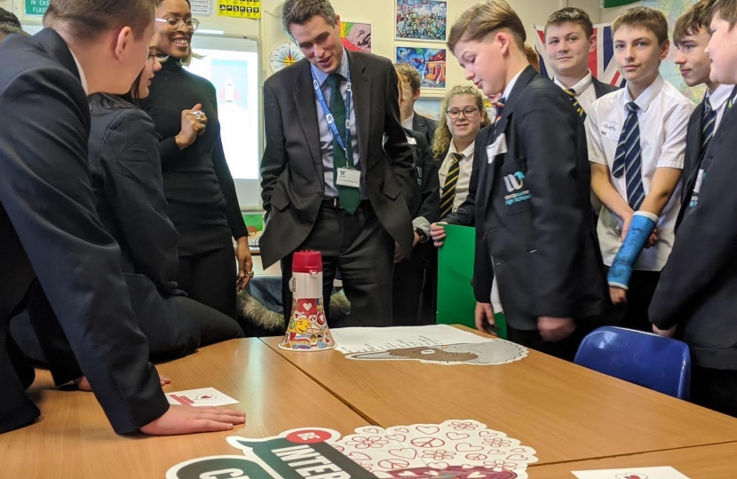 Gavin Williamson, MP for South Staffordshire, discussing how to spot 'fake news'