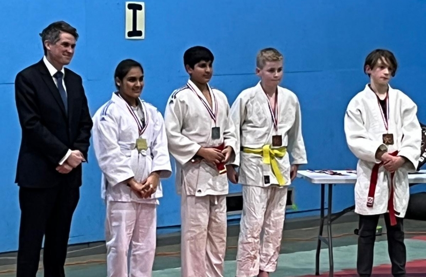 Gavin Presents The End Of Year Awards At The Codsall Judo Club Rt