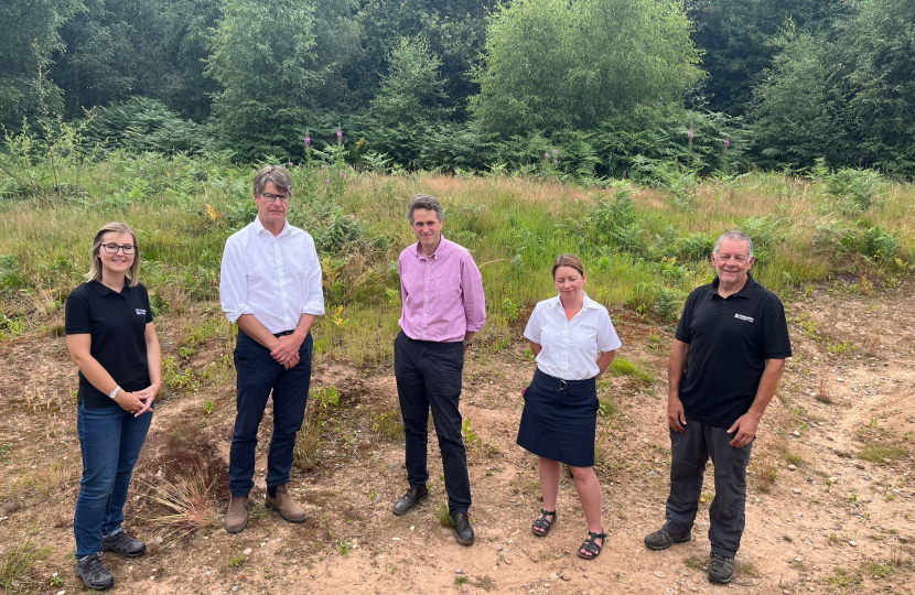 (L) Anna Nixon, Julian Woolford, Sir Gavin Williamson MO, Liz Peck, Gary Pascoe (R)