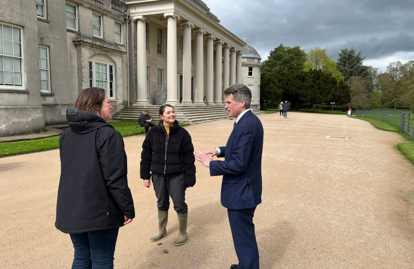 Sir Gavin Williamson is joined by Hayley Mival, General Manager for Shugborough Estate