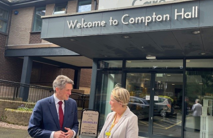 Sir Gavin Williamson is joined by Rachel Overfield, CEO of Compton Care