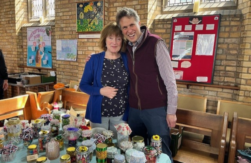 Sir Gavin Williamson is joined by Essington residents in St John's Church