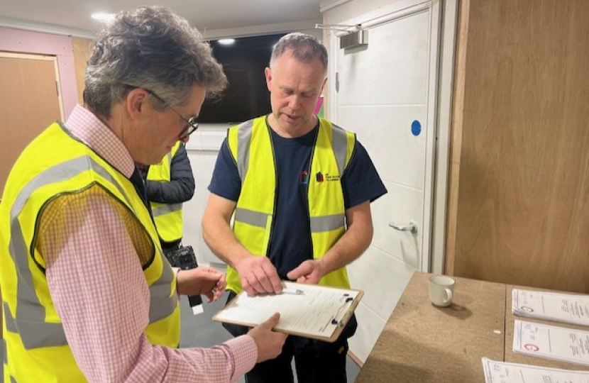 Sir Gavin Williamson is joined by the team at the UK Fire Door Training Centre