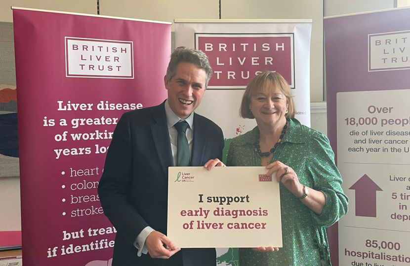 Gavin attends Parliamentary Love your Liver event