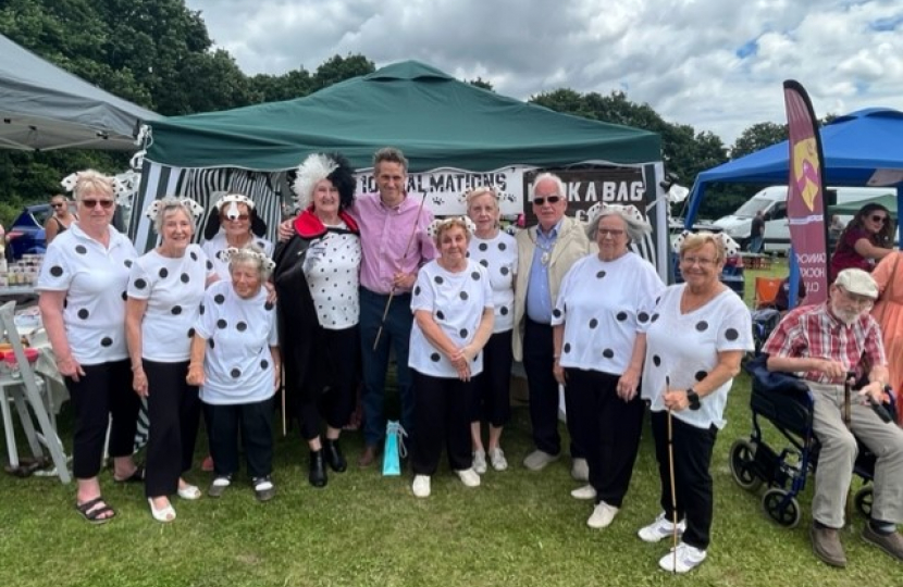 Sir Gavin Williamson attended the Great Wyrley Carnival to celebrate the start of summer alongside his constituents.