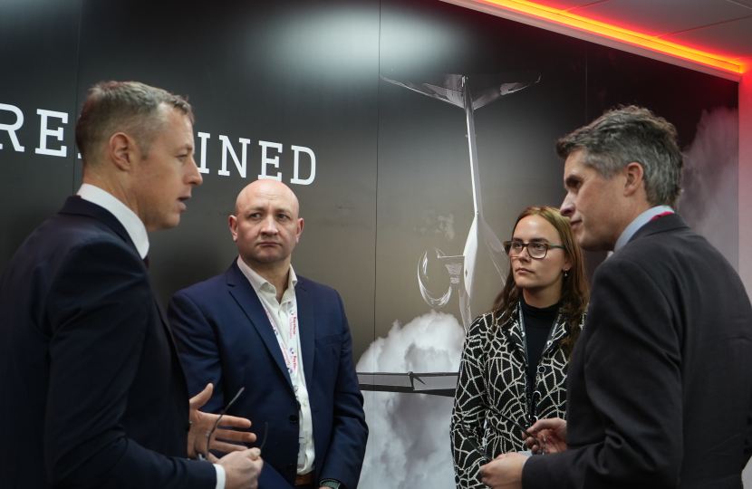 Sir Gavin Williamson MP at Collins Aerospace