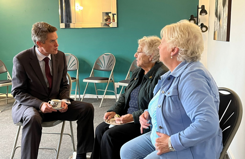 Sir Gavin Williamson MP at the Edward Marsh Centre