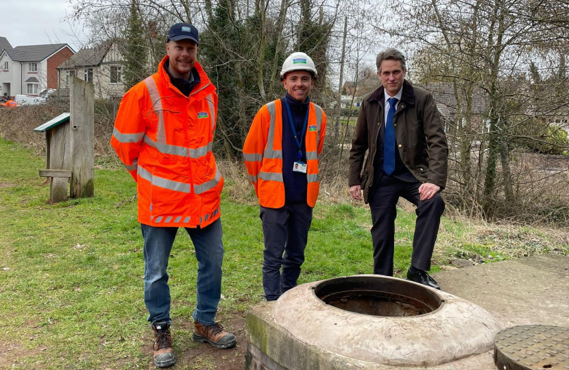 Sir Gavin with Severn Trent representatives