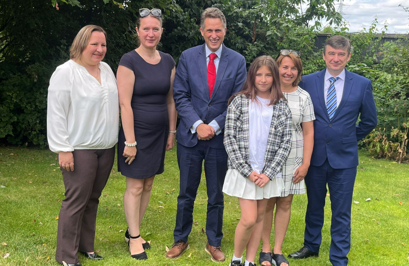 Sir Gavin Williamson is joined by the International Speaking Club of Great Wyrley