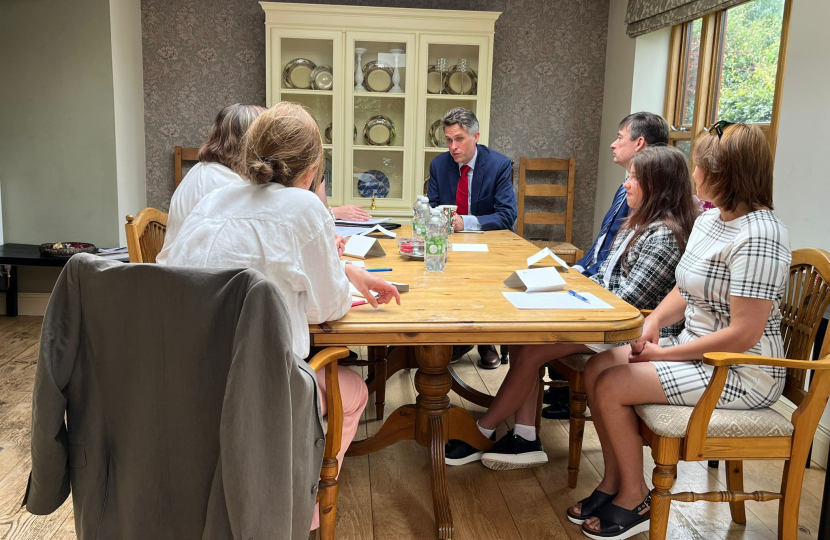 Sir Gavin Williamson speaks to the International Speaking Club of Great Wyrley