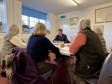 Gavin meeting with Tixall Parish Council