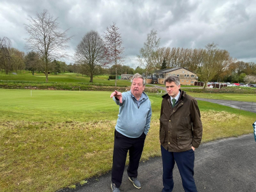 Sir Gavin Williamson is joined by Geoff Matthews, Honorary Secretary of the Club