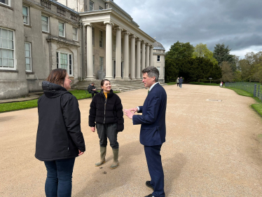 Sir Gavin Williamson is joined by Hayley Mival, General Manager for Shugborough Hall