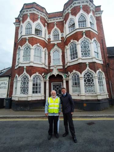 Gavin dives into local history with tour guide David Evans. 