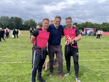 Gavin with Cheslyn Hay and Great Wyrley Running Club Members