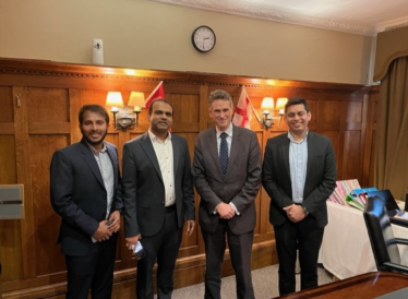 Sir Gavin Williamson is joined by Aneesh and his team, where he visited the renovations of the Crown Hotel in Stone