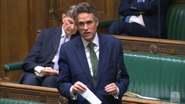 Sir Gavin Williamson speaking during the debate on Northern Powerhouse Rail