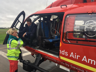 Gavin at Midlands Air Ambulance