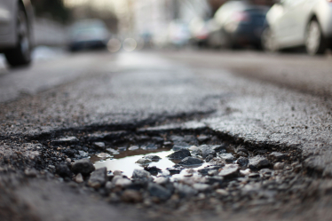 Image of poor road surface