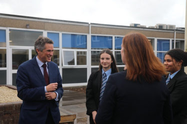 Sir Gavin Williamson MP at Kinver High School