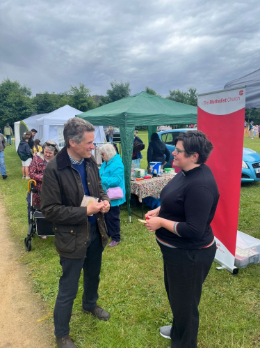 Sir Gavin Williamson at the Codsall Summer Show