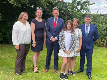 Sir Gavin Williamson is joined by the International Speaking Club of Great Wyrley